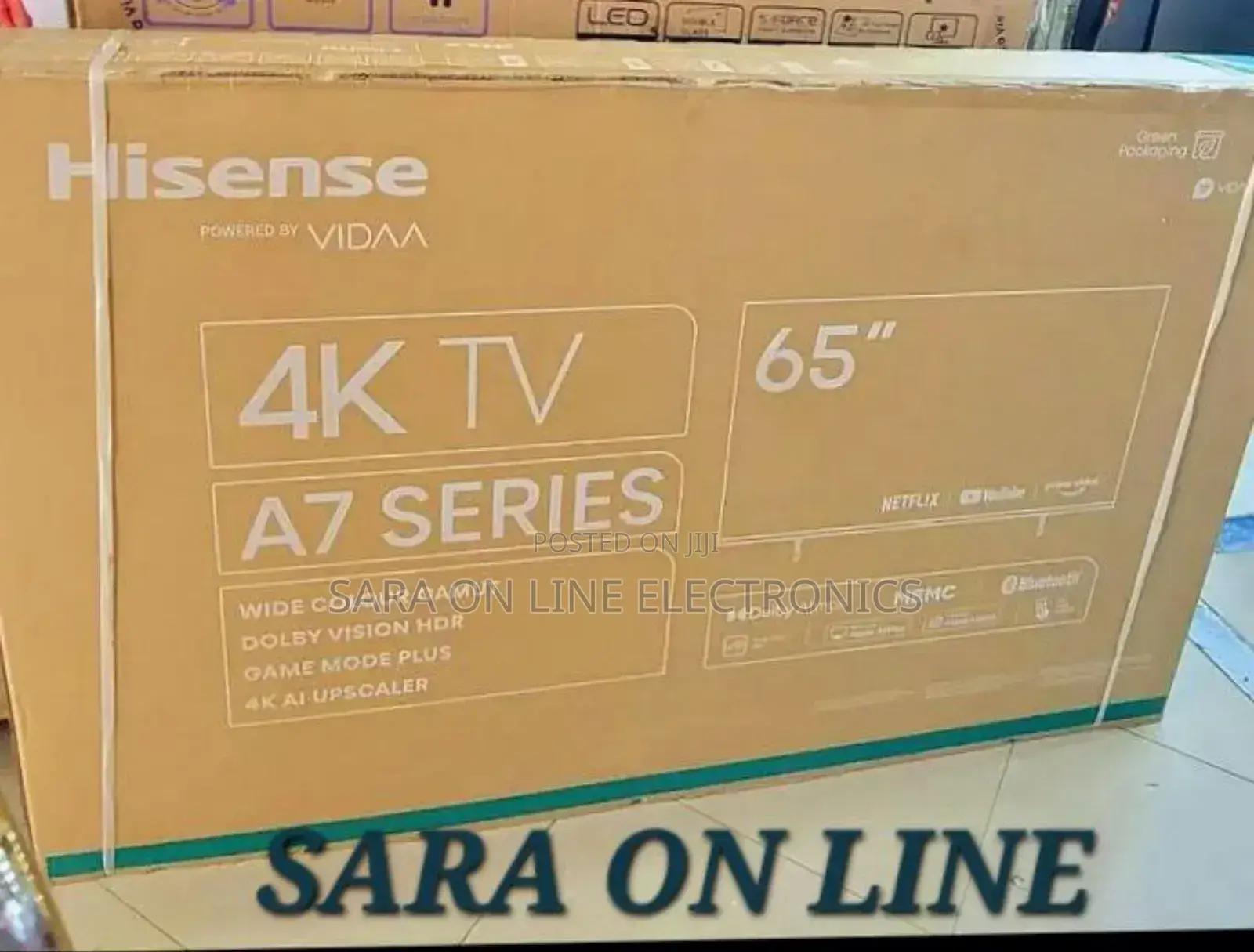 >>Hisence 65" A7 Series Smart Tv □□5year Warranty Free Delivery