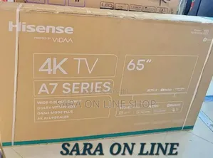 >>Hisence 65" A7 Series Smart Tv □□5year Warranty Free Delivery
