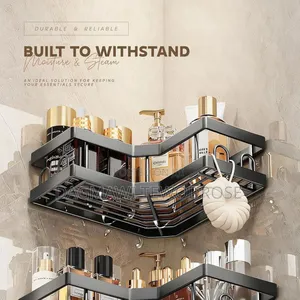 5pcs Stainless Steel Organizing Storage Rack