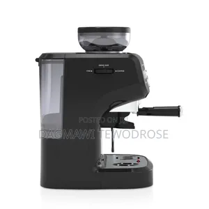 Saachi 19-Bar Coffee Maker With Built in Grinder -Nl-Cof-7066cg-Bk