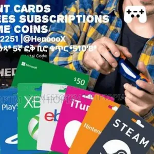 Ps Plus Giftcards Xbox Live Steam / Vbucks E-shop Visa