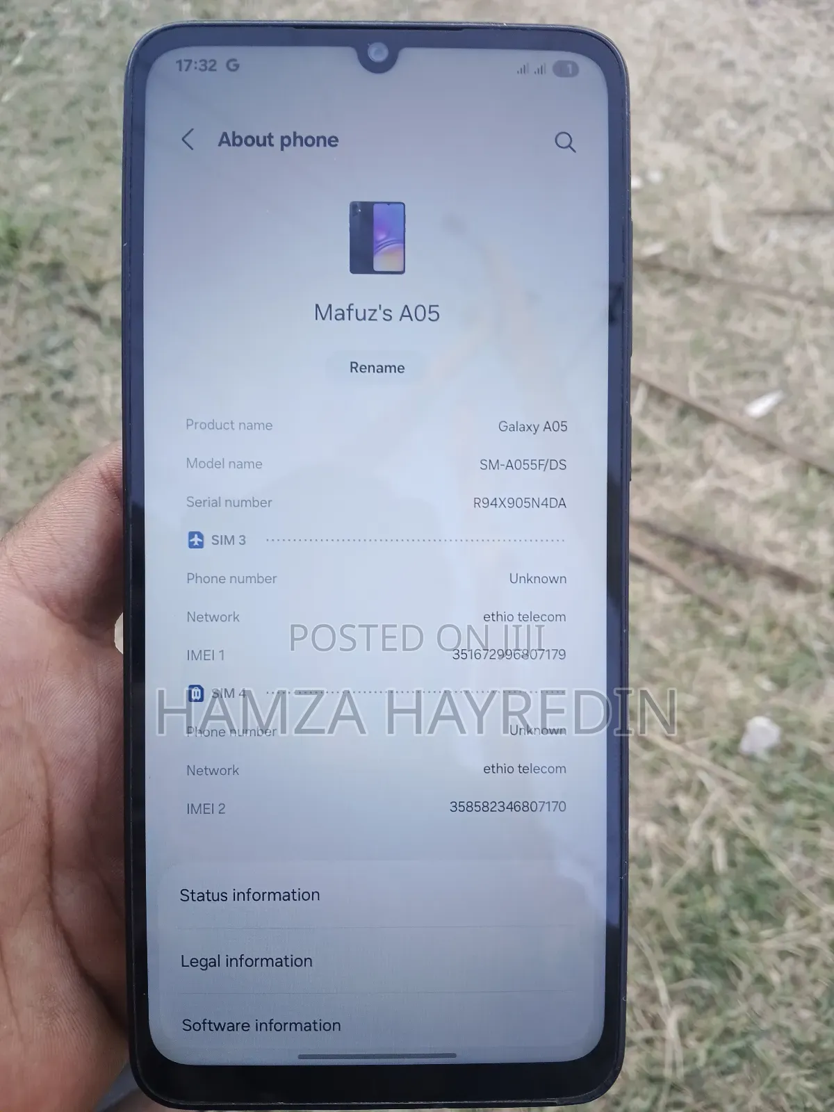 Samsung Galaxy A05 64 GB Blue