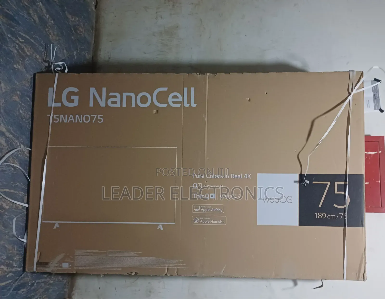 Massive Display, Stunning Clarity  | Lg 75'' Smart Android Tv