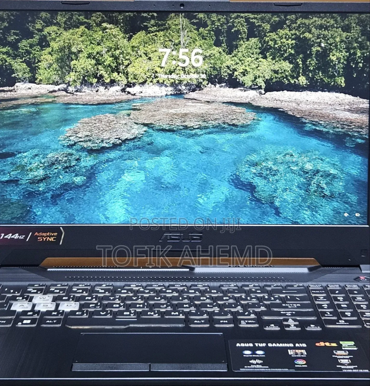 New Laptop Asus TUF Gaming A15 8GB AMD Ryzen 7 SSD 512GB