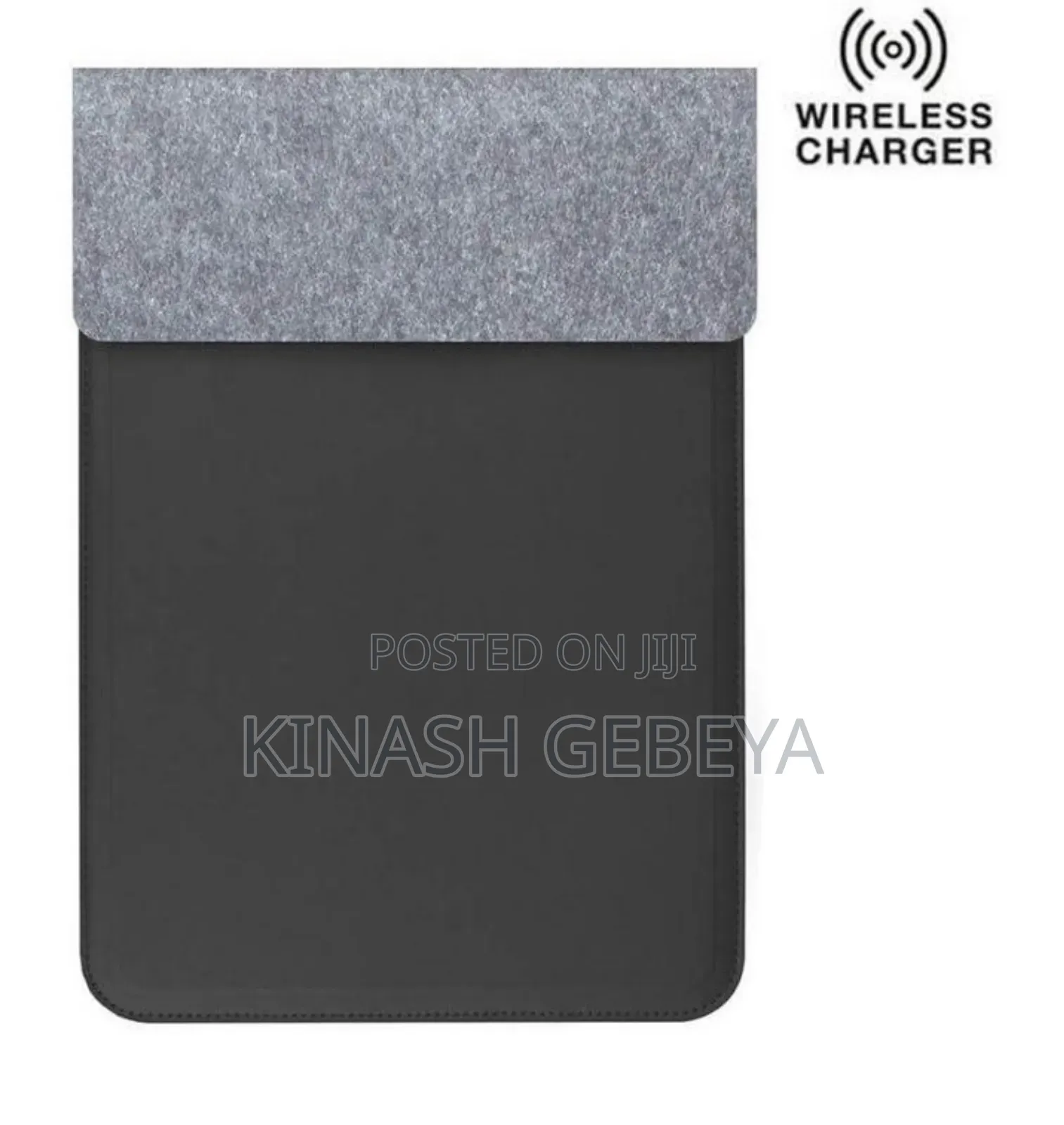 Camden Laptop Sleeve With 15watt Wireless Charger