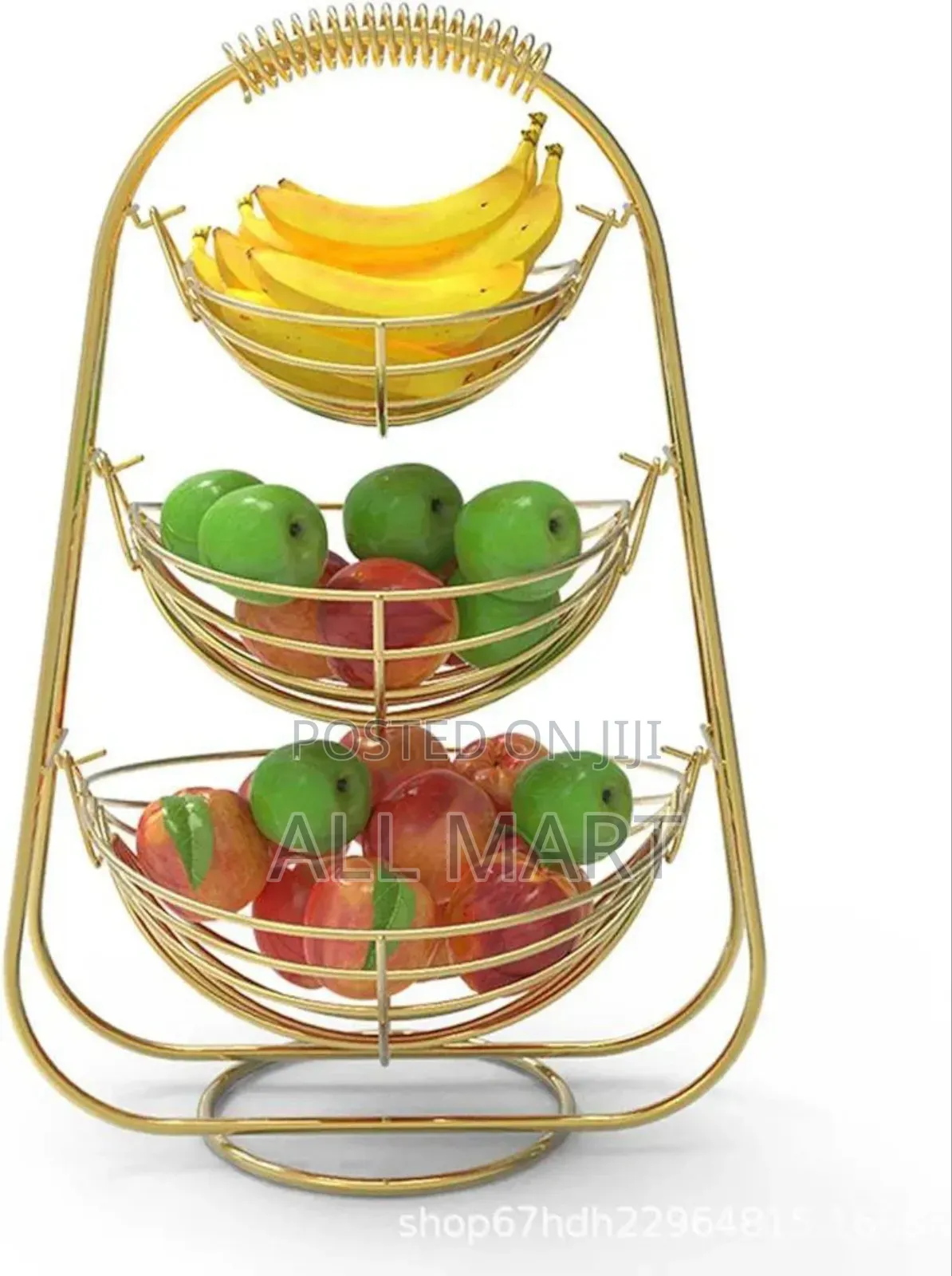 3 Layer Stainless Still Fruit Basket