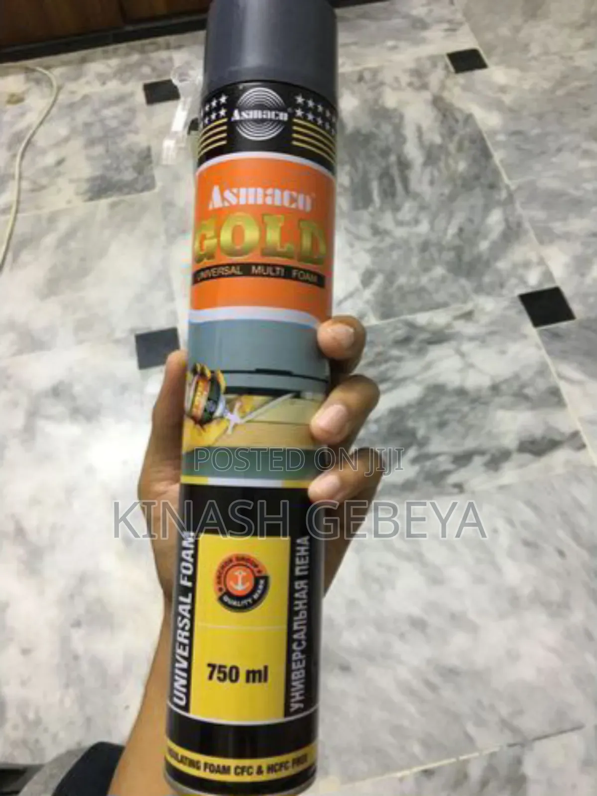 Asmaco Gold Universal Multi Foam Sealer(ክፍተት መሙያ ስፕሬይ)