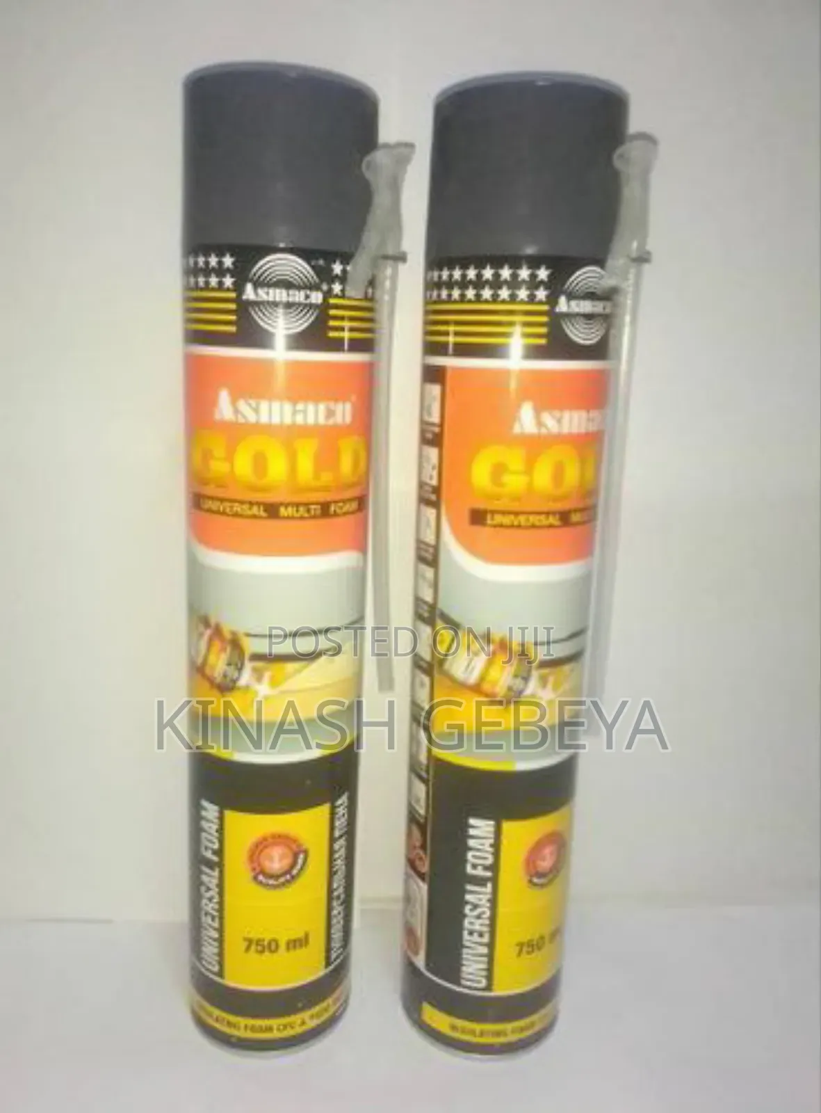 Asmaco Gold Universal Multi Foam Sealer(ክፍተት መሙያ ስፕሬይ)