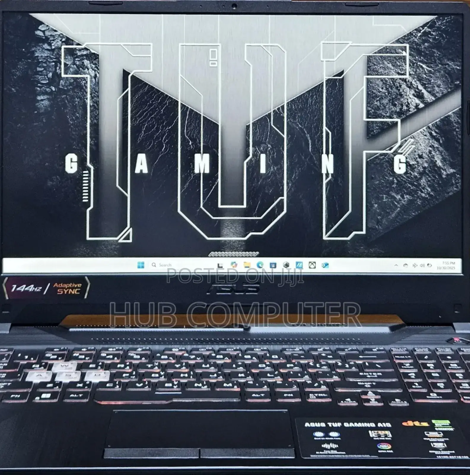 New Laptop Asus TUF Gaming A15 8GB AMD Ryzen 7 SSD 512GB