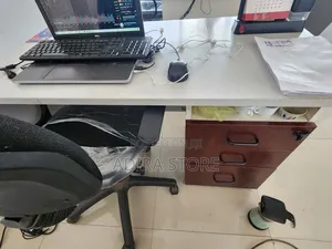 Photo - White Office Table