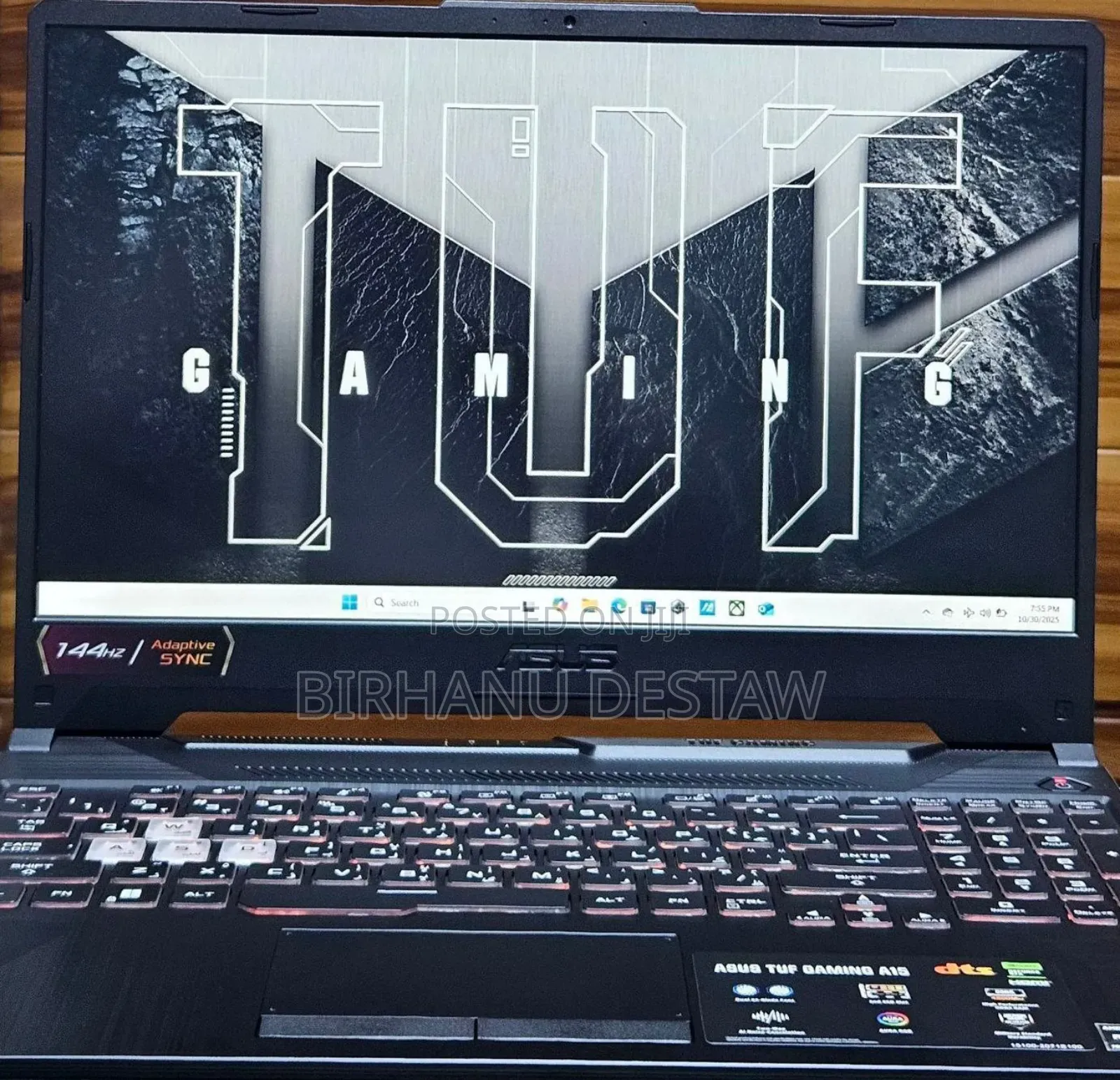 New Laptop Asus TUF Gaming A15 8GB AMD Ryzen 7 SSD 512GB