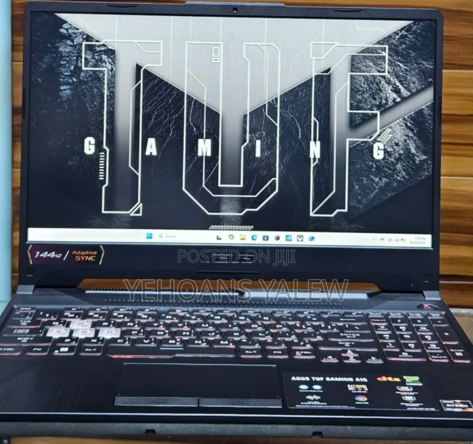 New Laptop Asus TUF Gaming A15 8GB AMD Ryzen 7 SSD 512GB