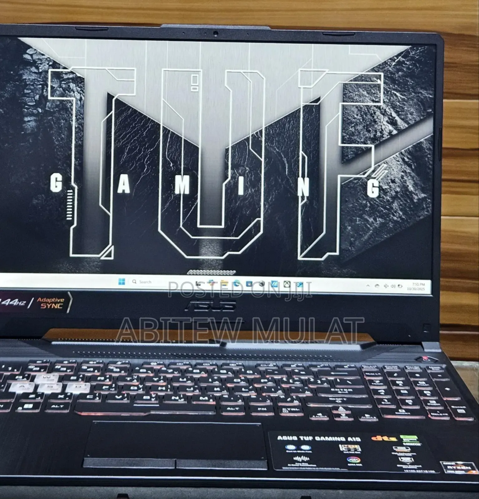 New Laptop Asus TUF Gaming A15 8GB AMD Ryzen 7 SSD 512GB