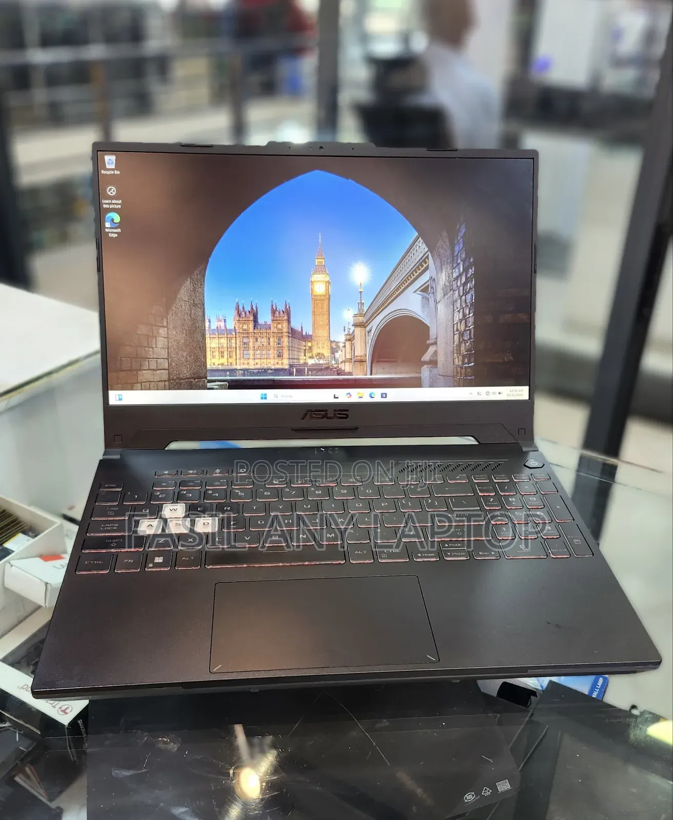 New Laptop Asus TUF Gaming F16 16GB AMD Ryzen 7 SSD 512GB