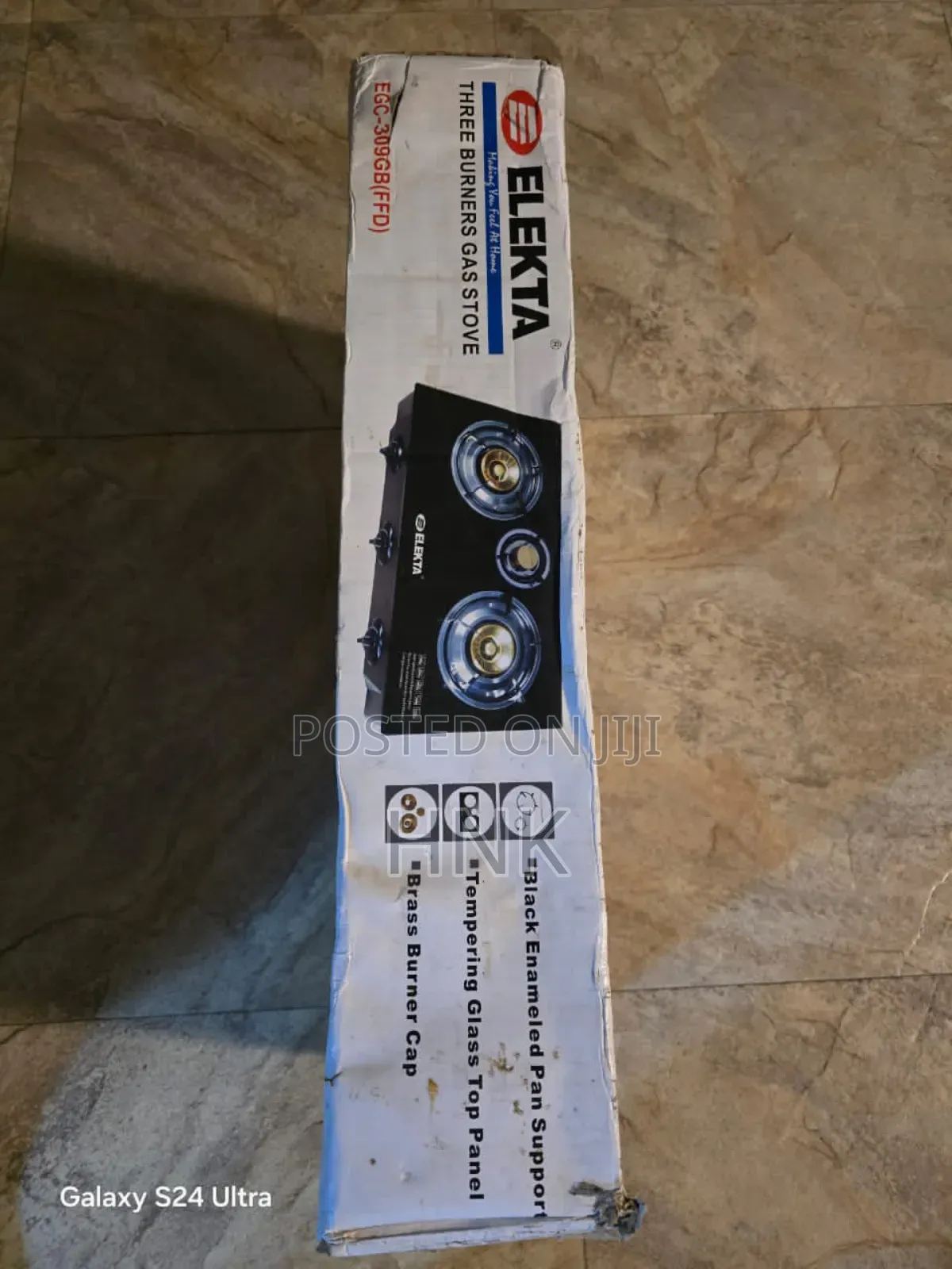 Elekta Three Burner Gas Stove