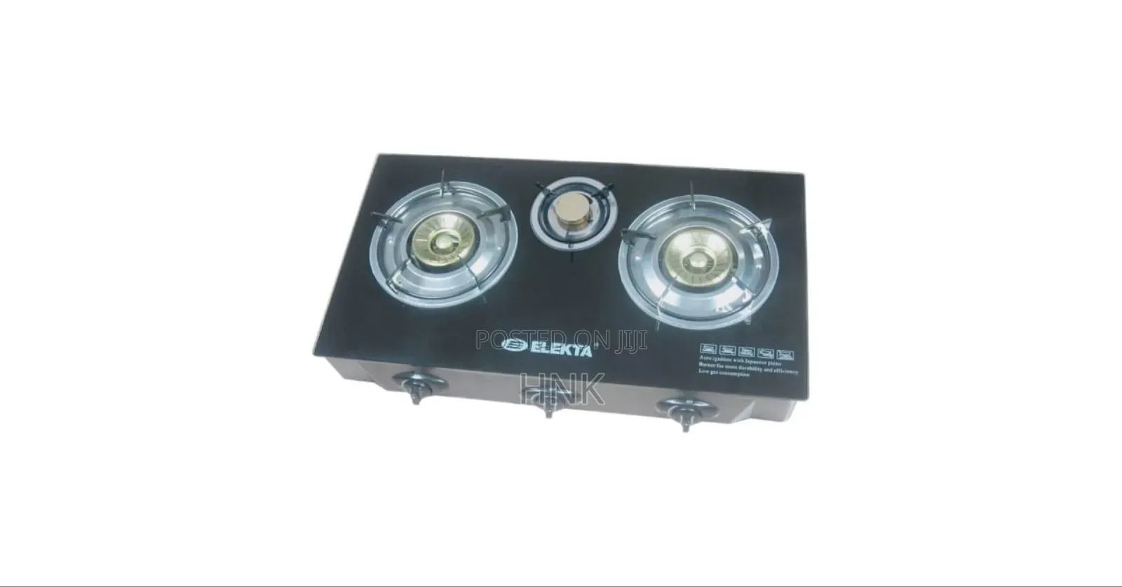 Elekta Three Burner Gas Stove