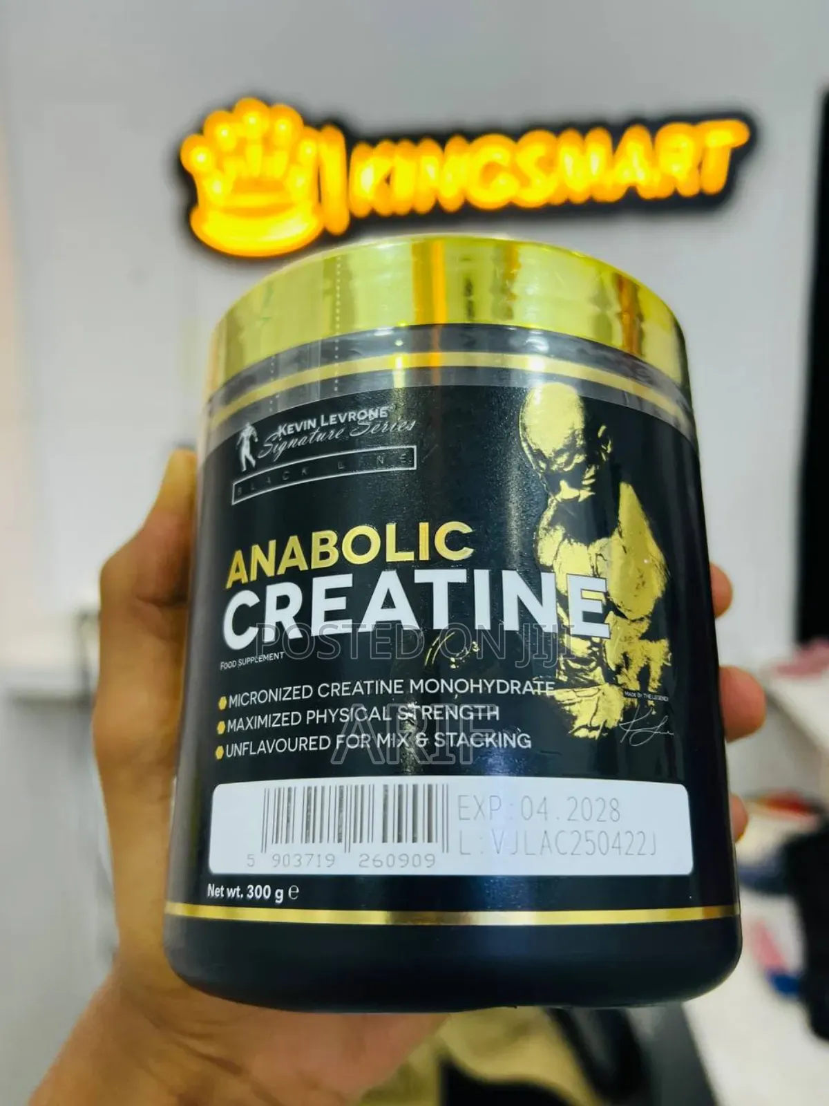 Creatine Monohydrate 60 Serving Unflavored Powder ( Kevine Levrone )