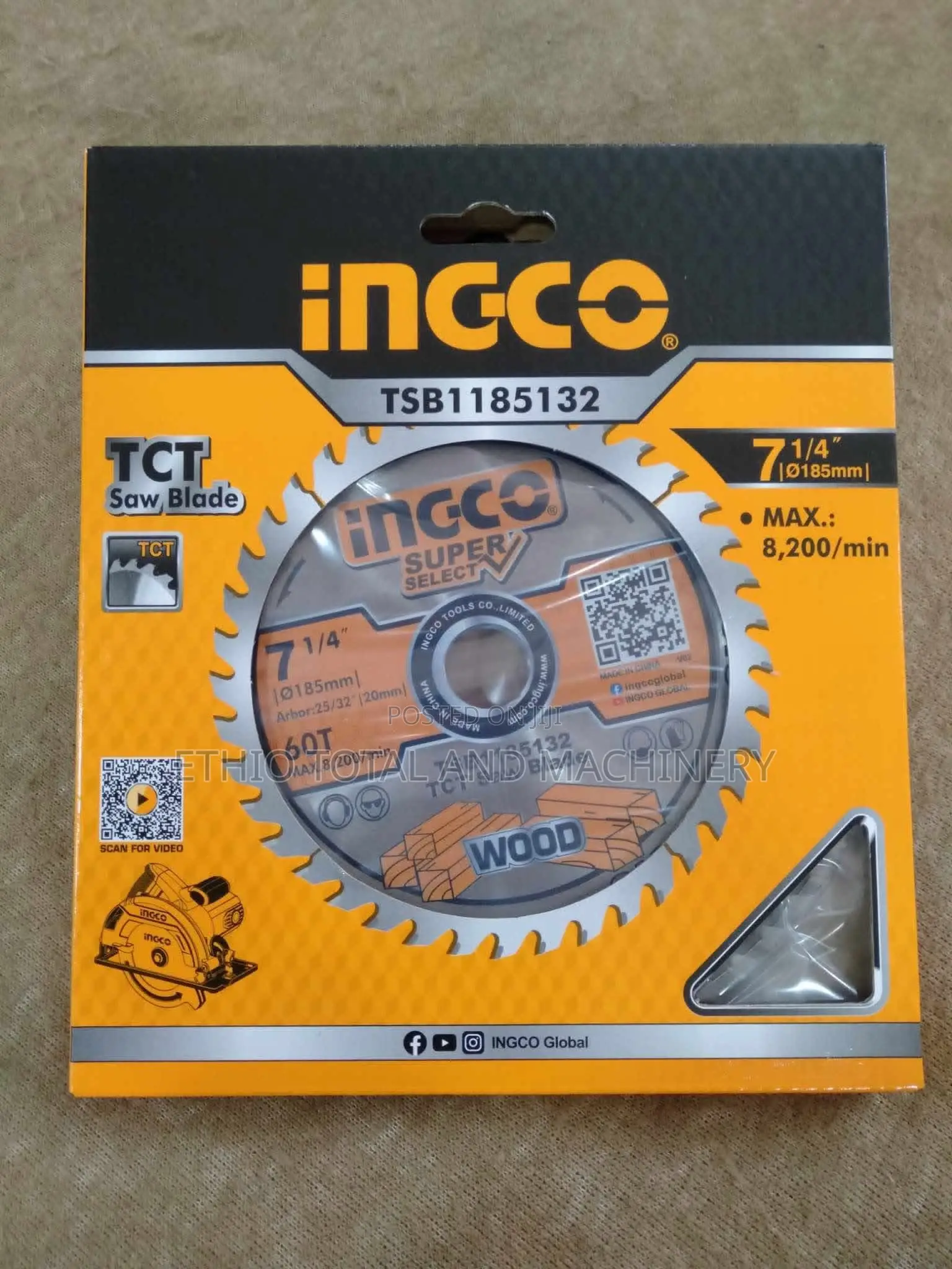 Ingco Circular Saw Disk 230,60 Teeth