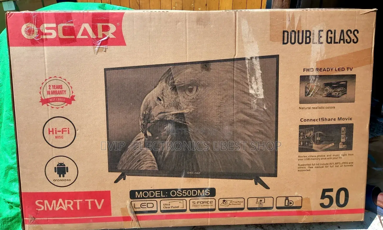 Oscar Tv 50 Inch Tv Smart Androi New Price.
