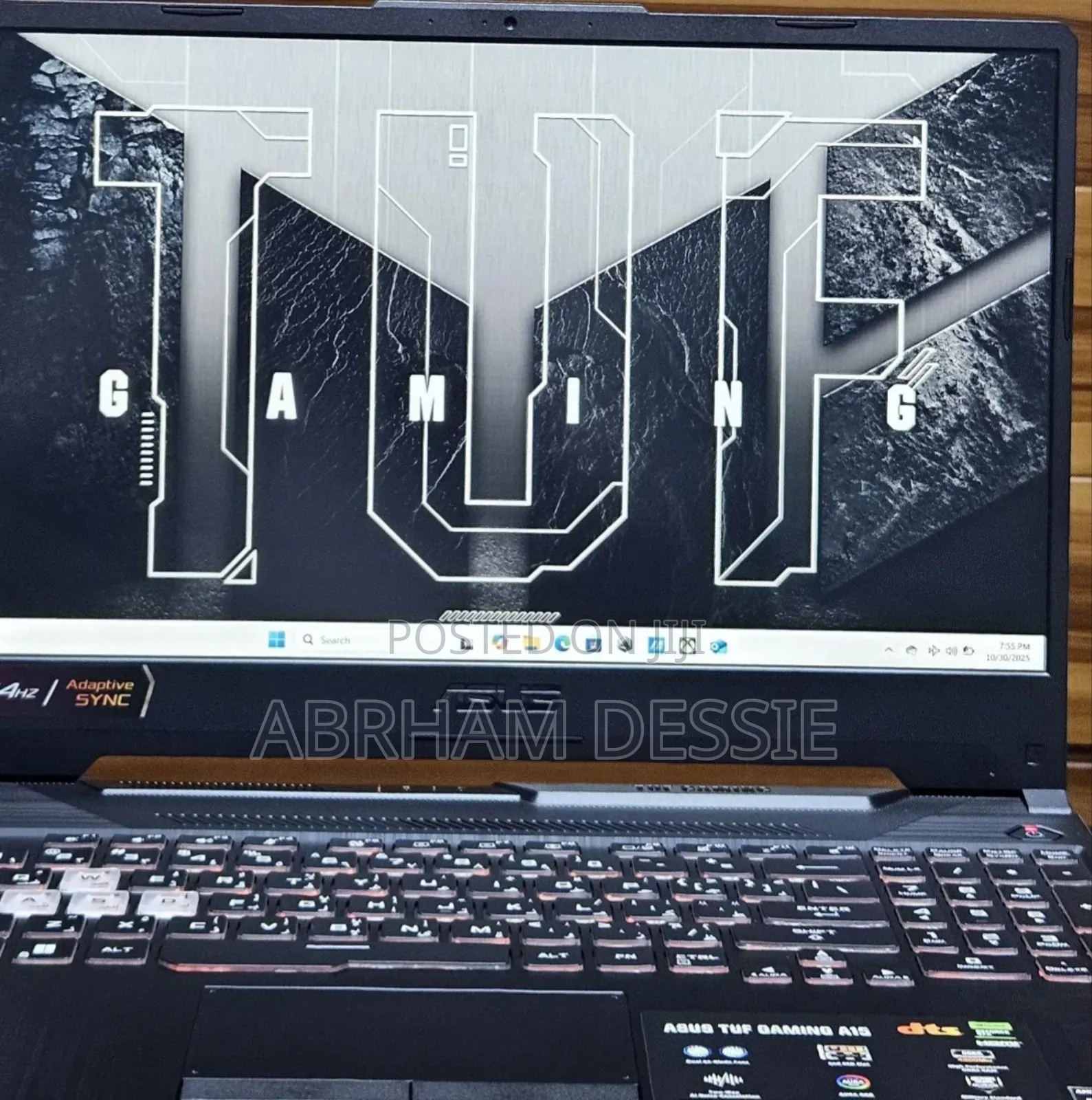 New Laptop Asus TUF Gaming A15 8GB AMD Ryzen 7 SSD 512GB