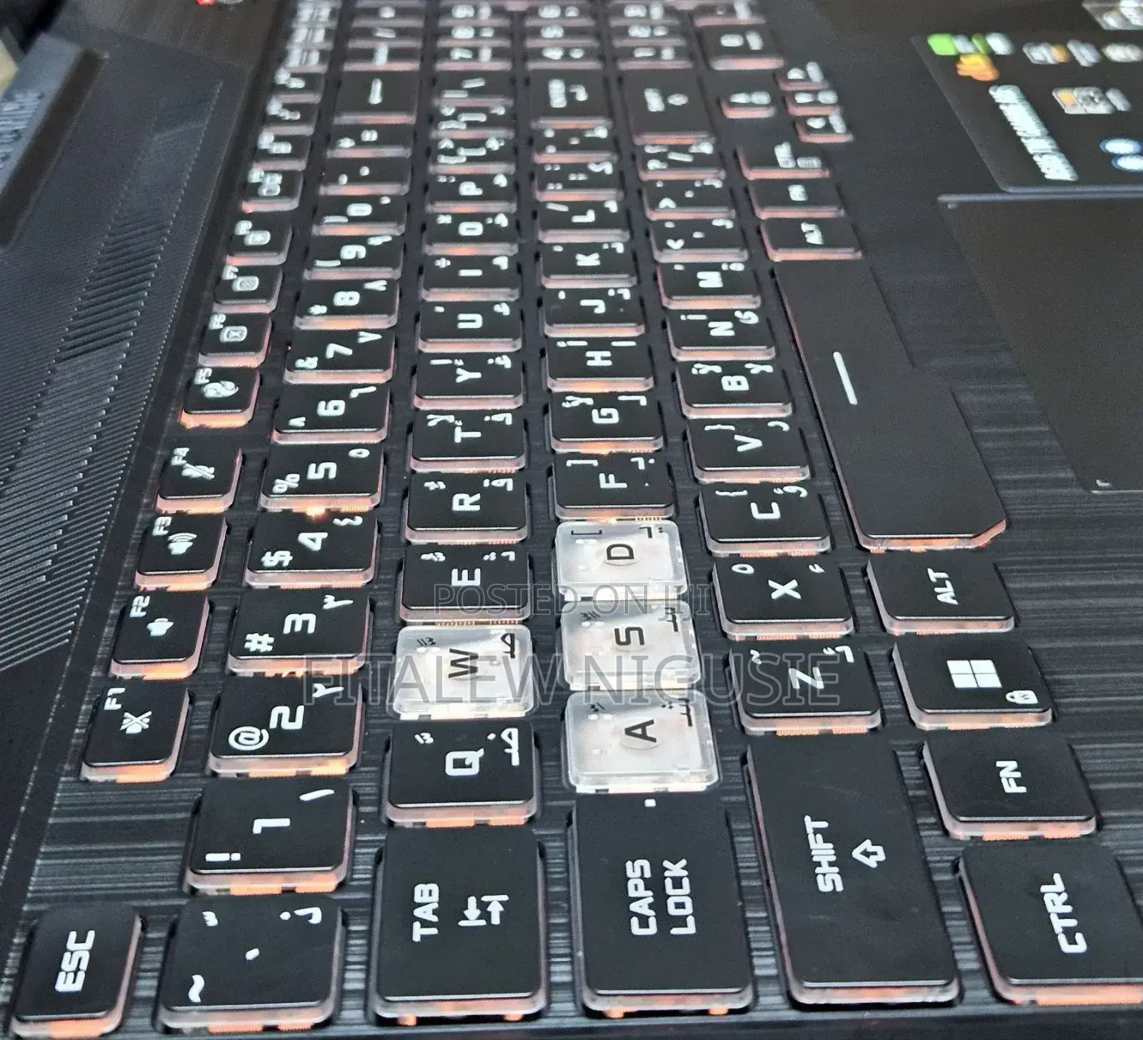 New Laptop Asus TUF Gaming A15 8GB AMD Ryzen 7 SSD 512GB