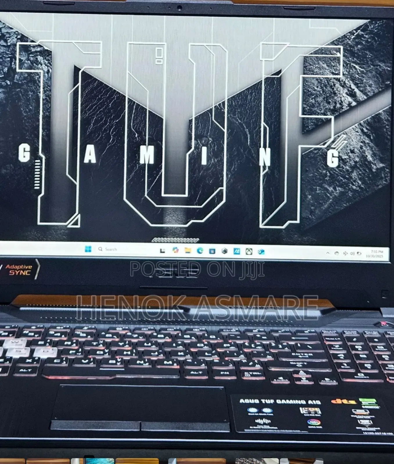 New Laptop Asus TUF Gaming A15 8GB AMD Ryzen 7 SSD 512GB