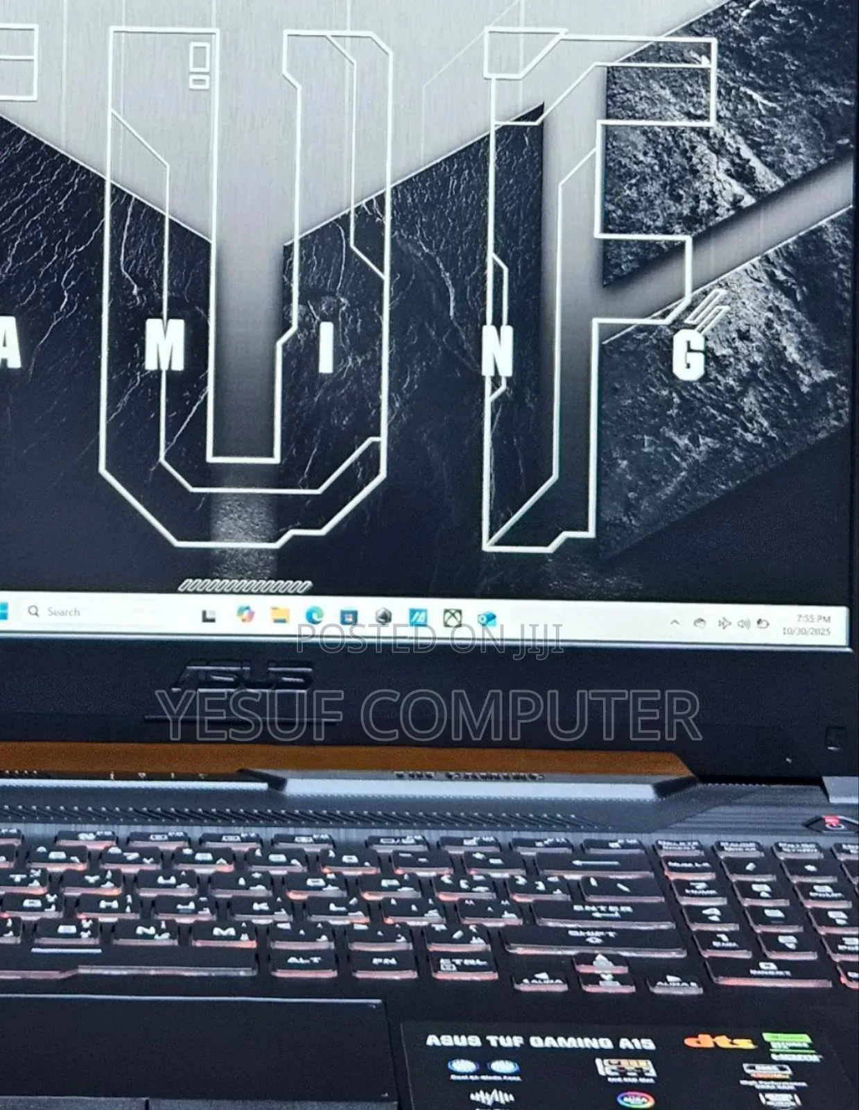 New Laptop Asus TUF Gaming A15 8GB AMD Ryzen 7 SSD 512GB