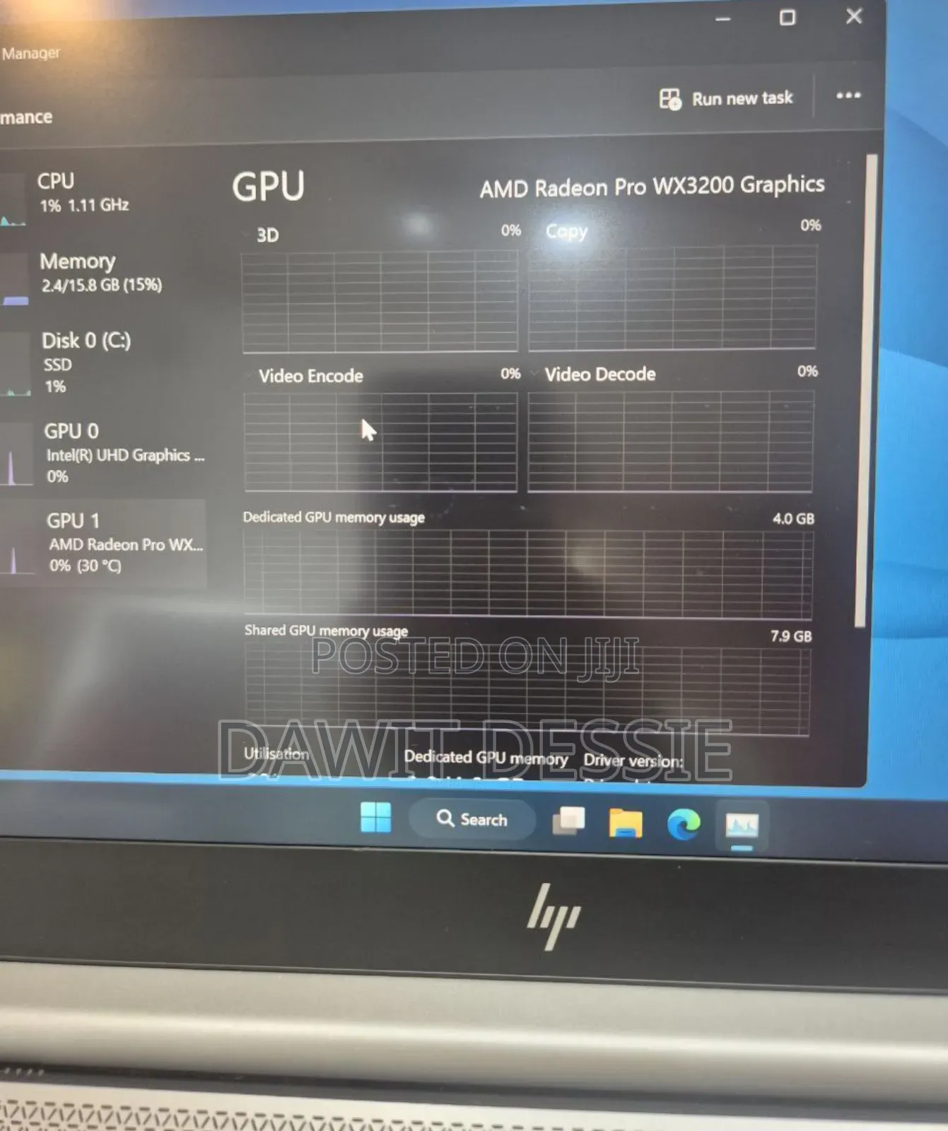 New Laptop HP 16GB Intel Core I7 SSD 512GB