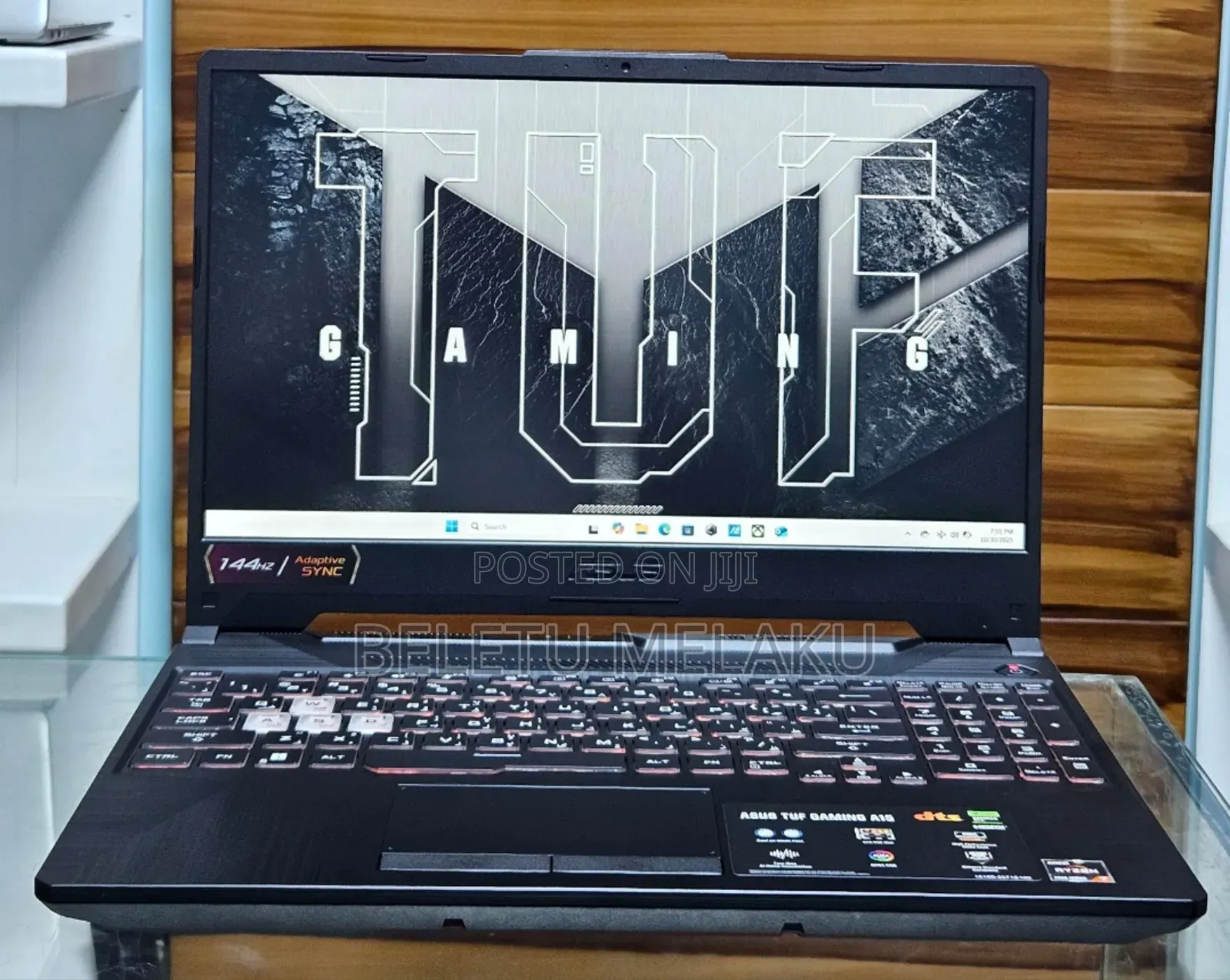 New Laptop Asus TUF Gaming A15 8GB AMD Ryzen 7 SSD 512GB