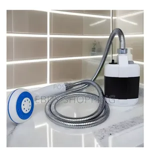 Photo - Abs Portable Shower Pump With 1.5 Meter Hose