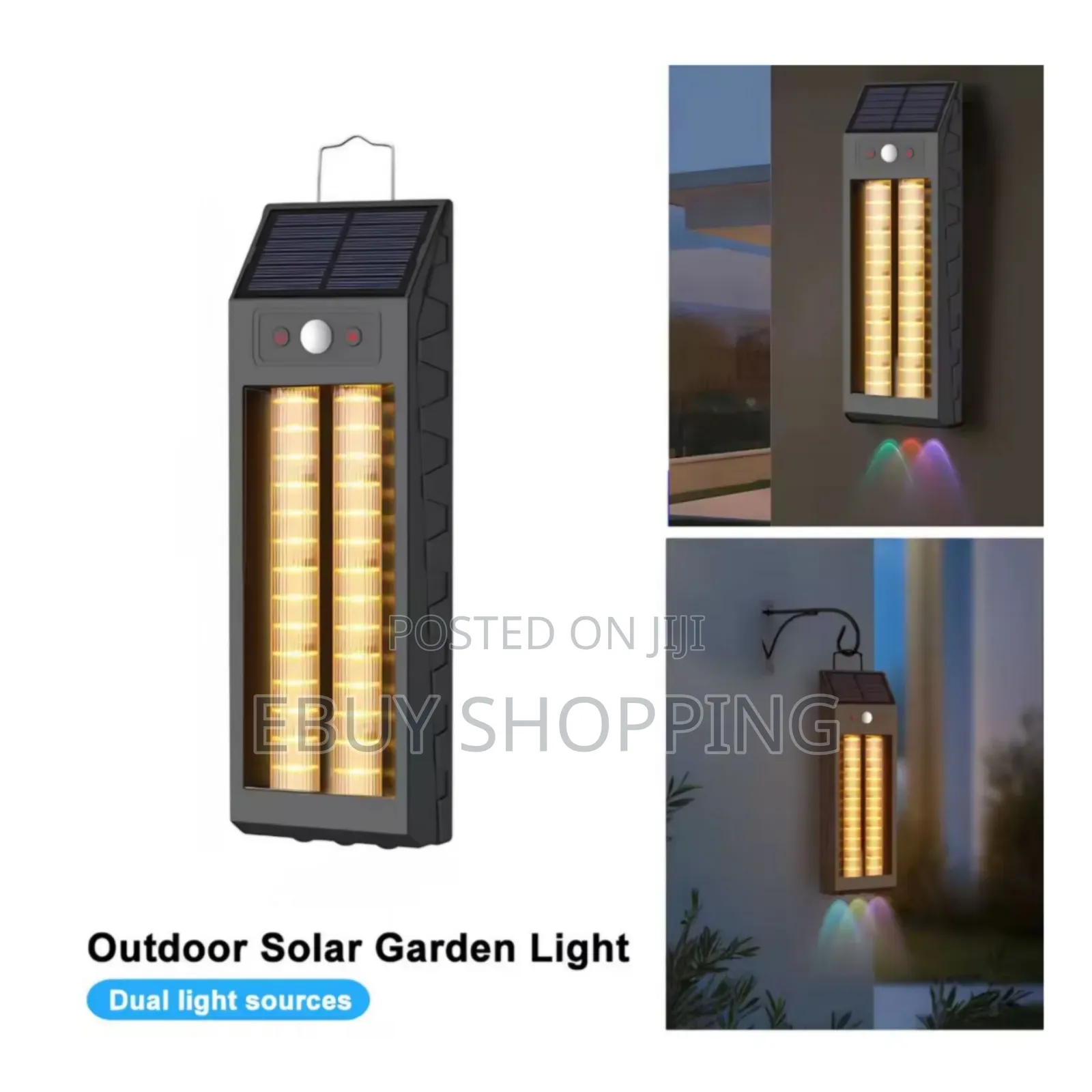 Easy-Install Solar Lamp for Fence, Wall, or Post