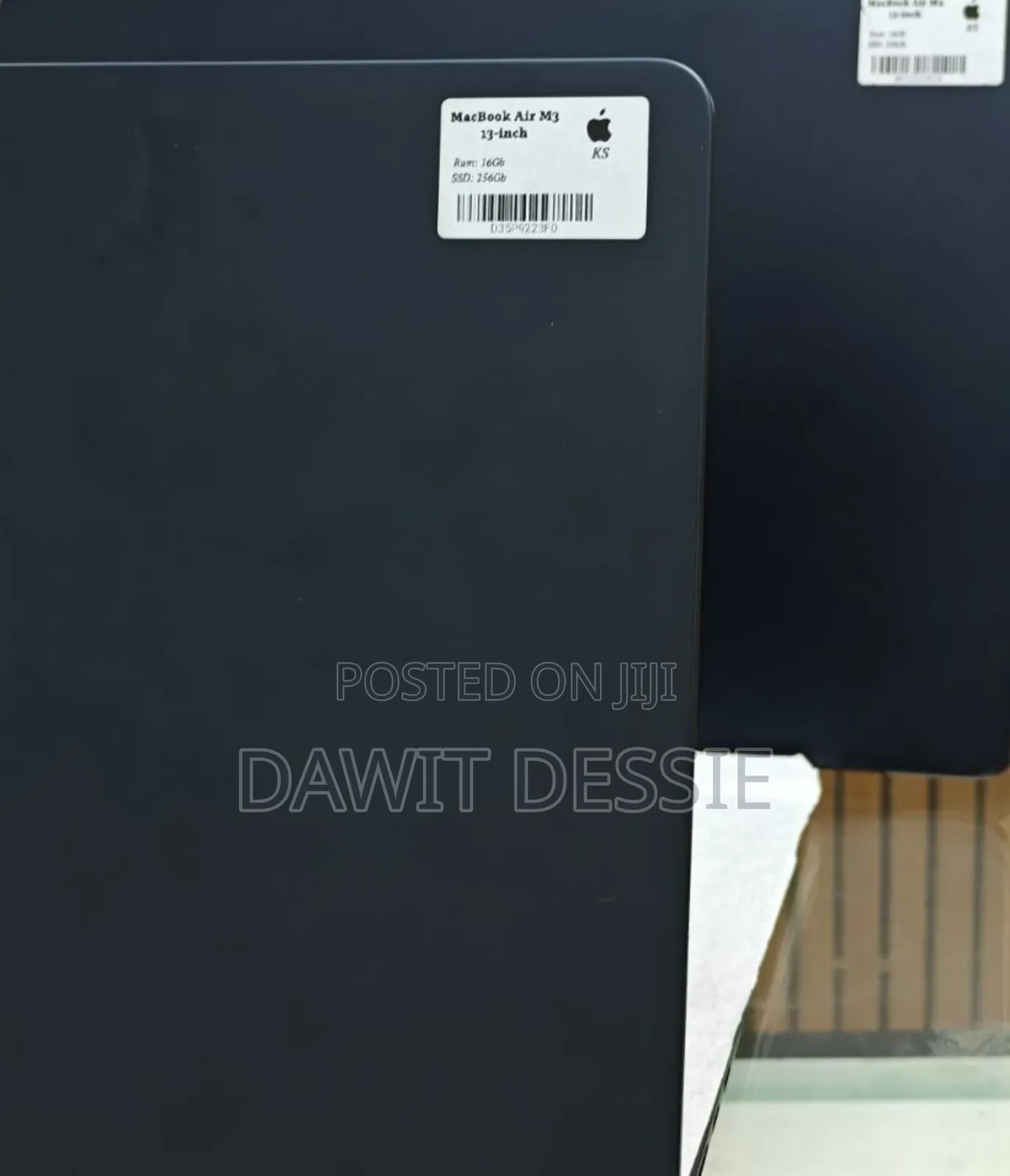 New Laptop Apple MacBook Air 2024 M3 13-Inch 16GB Apple M3 SSD 256GB