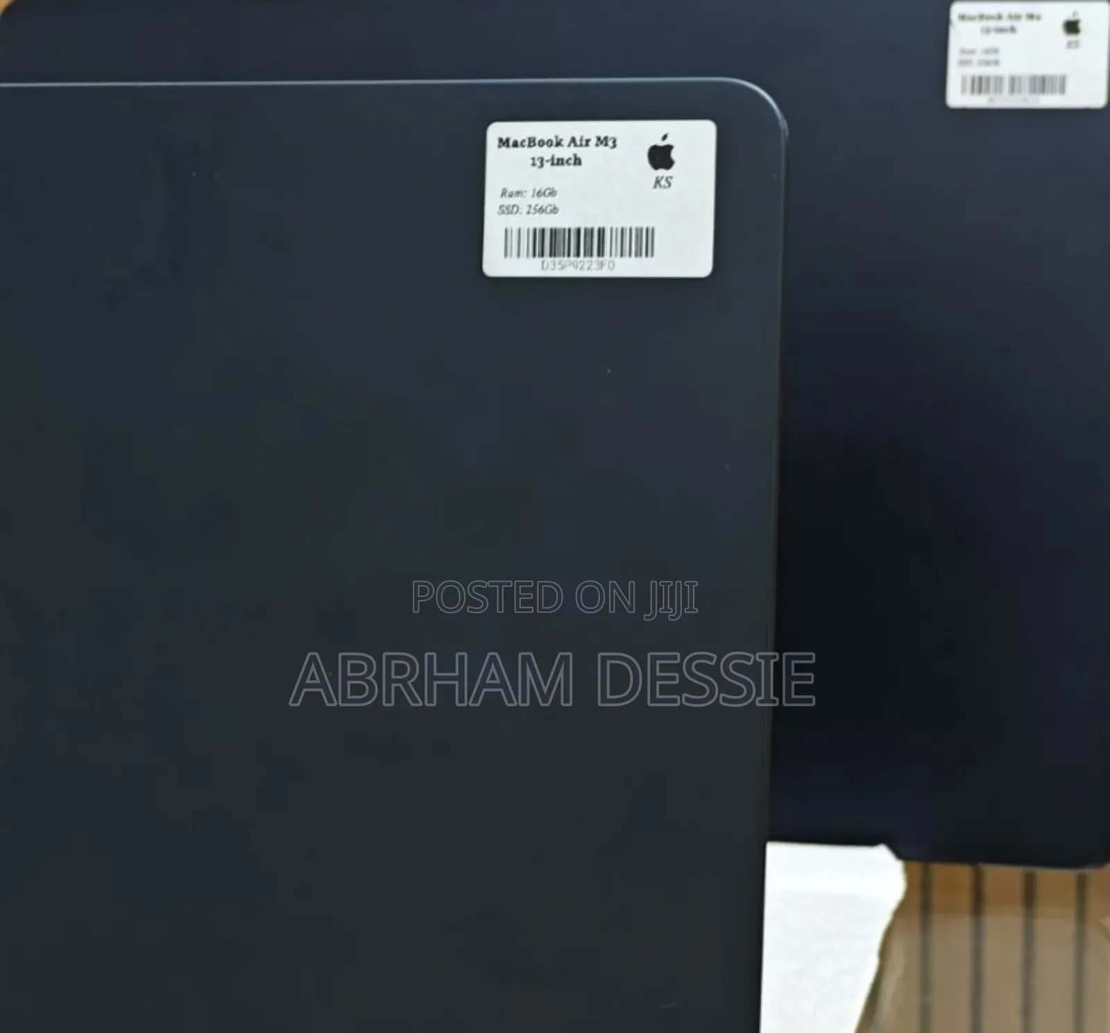 New Laptop Apple MacBook Air 2024 M3 13-Inch 16GB Apple M3 SSD 256GB