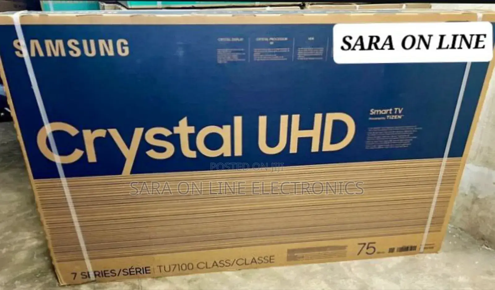 Samsung 75" Uhd Crustal Tv >>New Model 10year Warranty