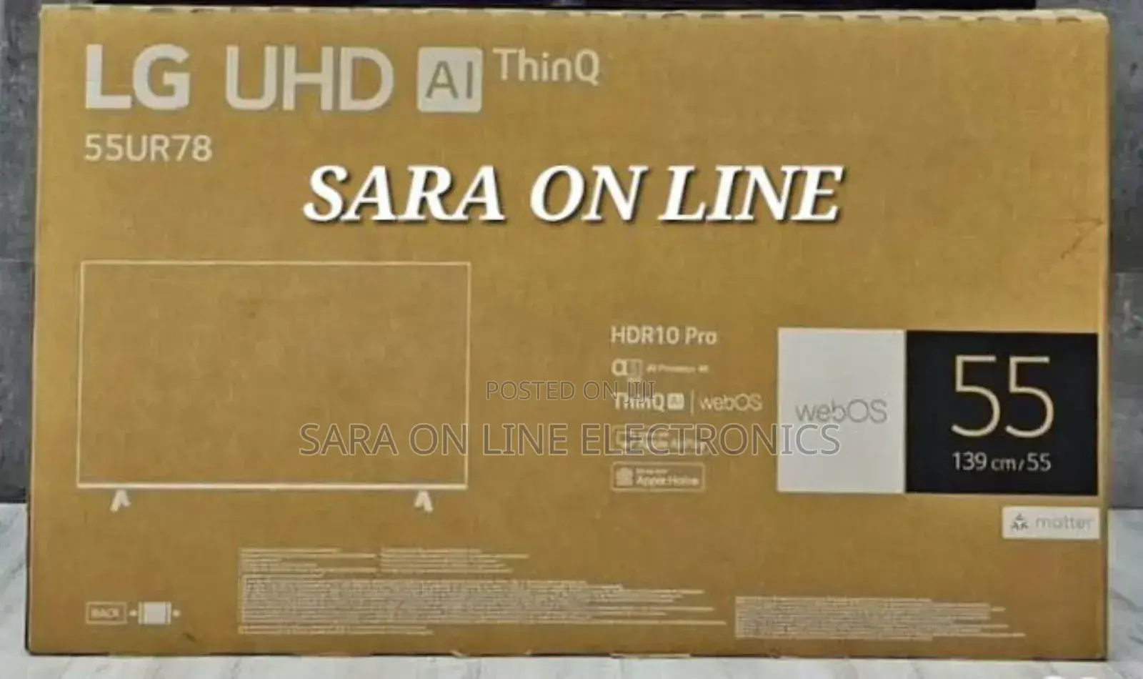 Lg 55" Webos Uhd Tv **5year Warranty Free Delivery