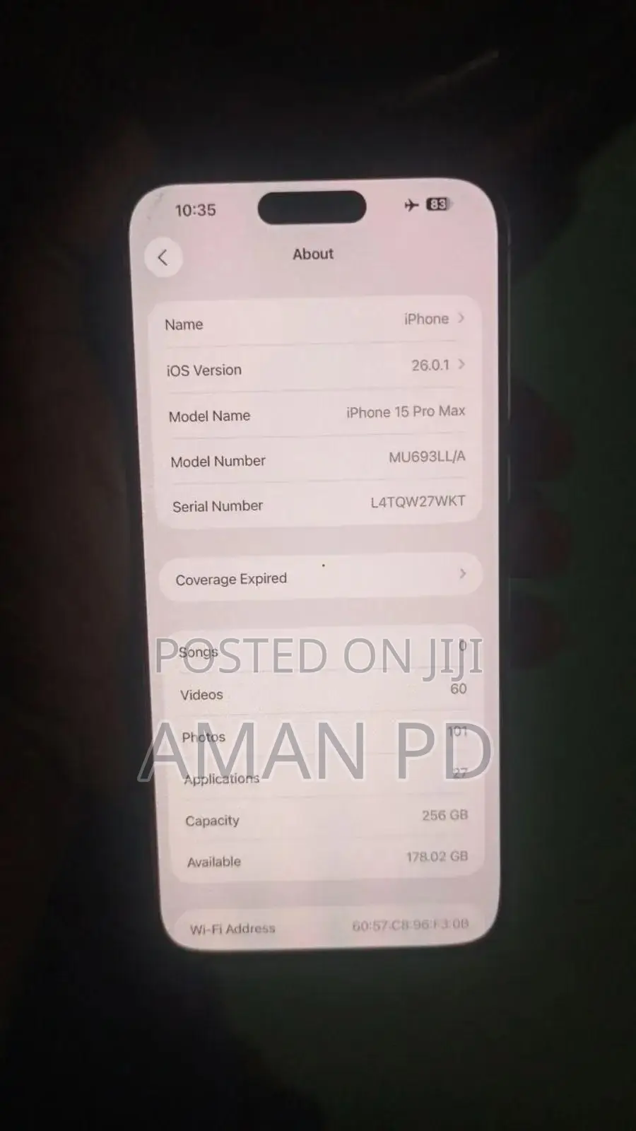 New Apple iPhone 15 Pro Max 256 GB Gray