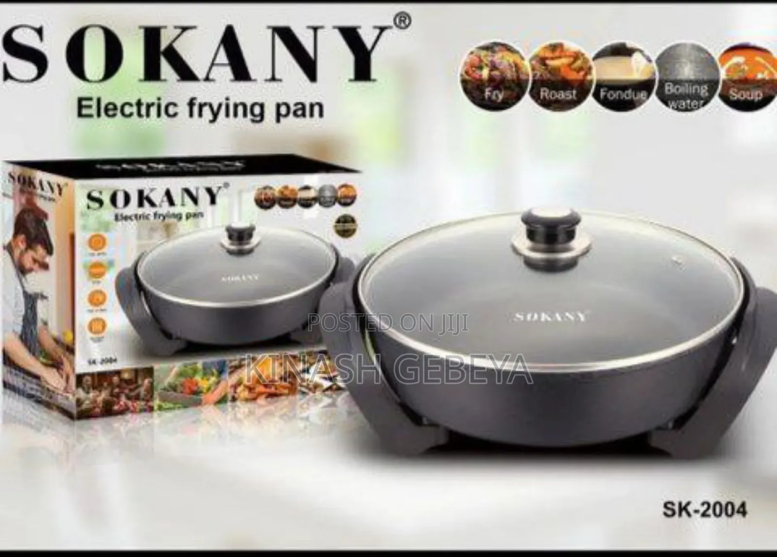 Sokany Electric Frying Pan