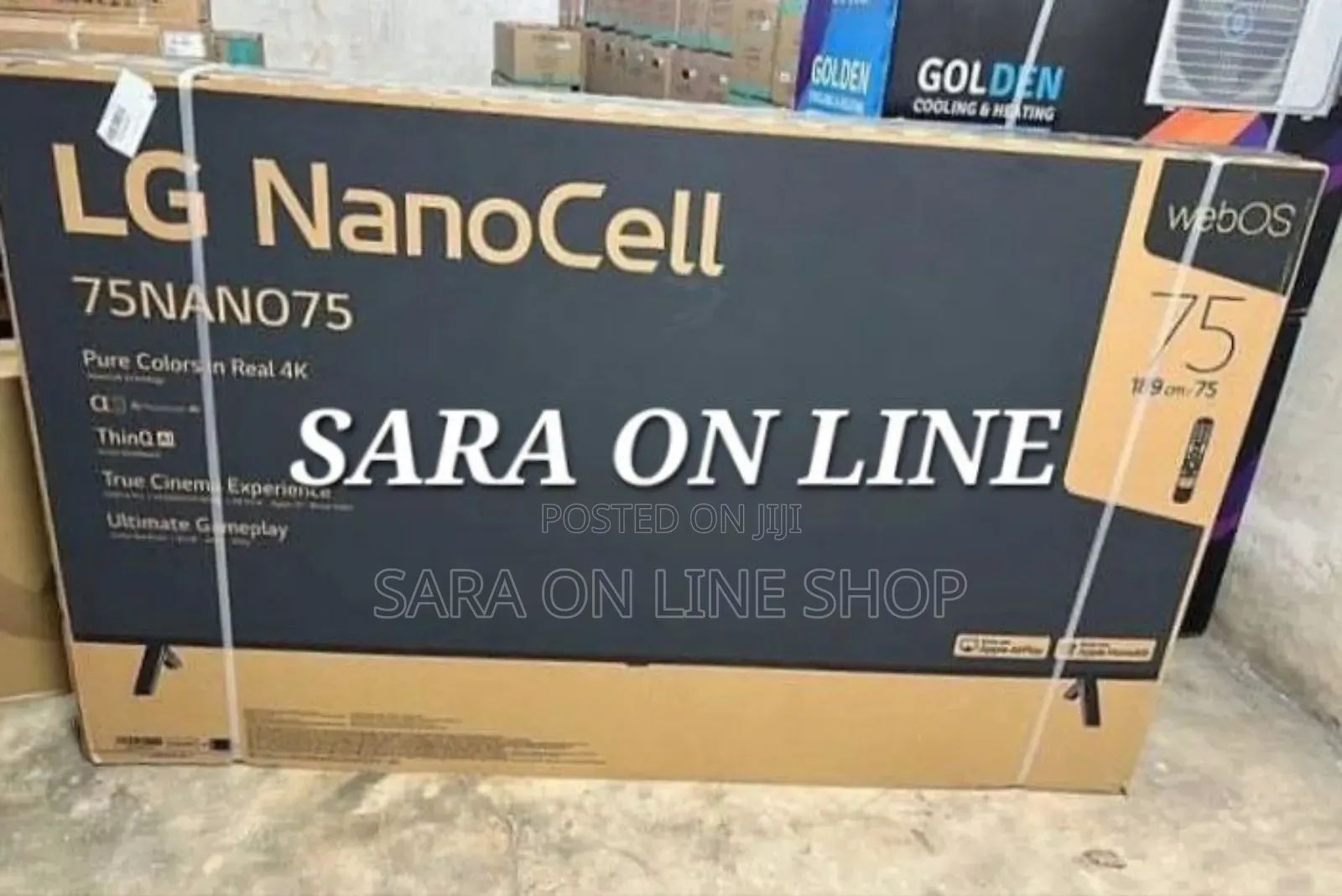 ○●Lg 75" Nano Cell Webos Tv New 2025 Free Delivery