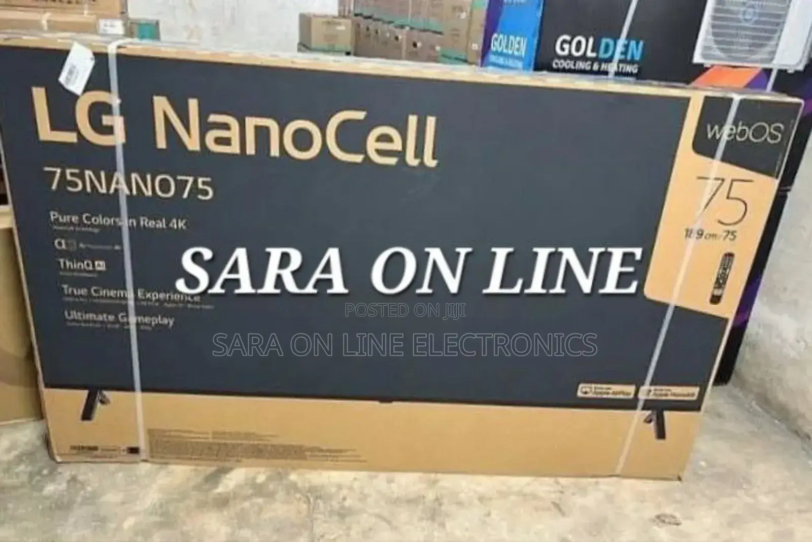 ○●Lg 75" Nano Cell Webos Tv New 2025 Free Delivery