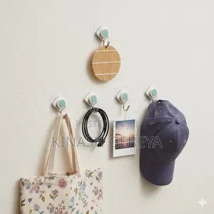 Photo - 12pcs Self Adhesive Plastic Hooks