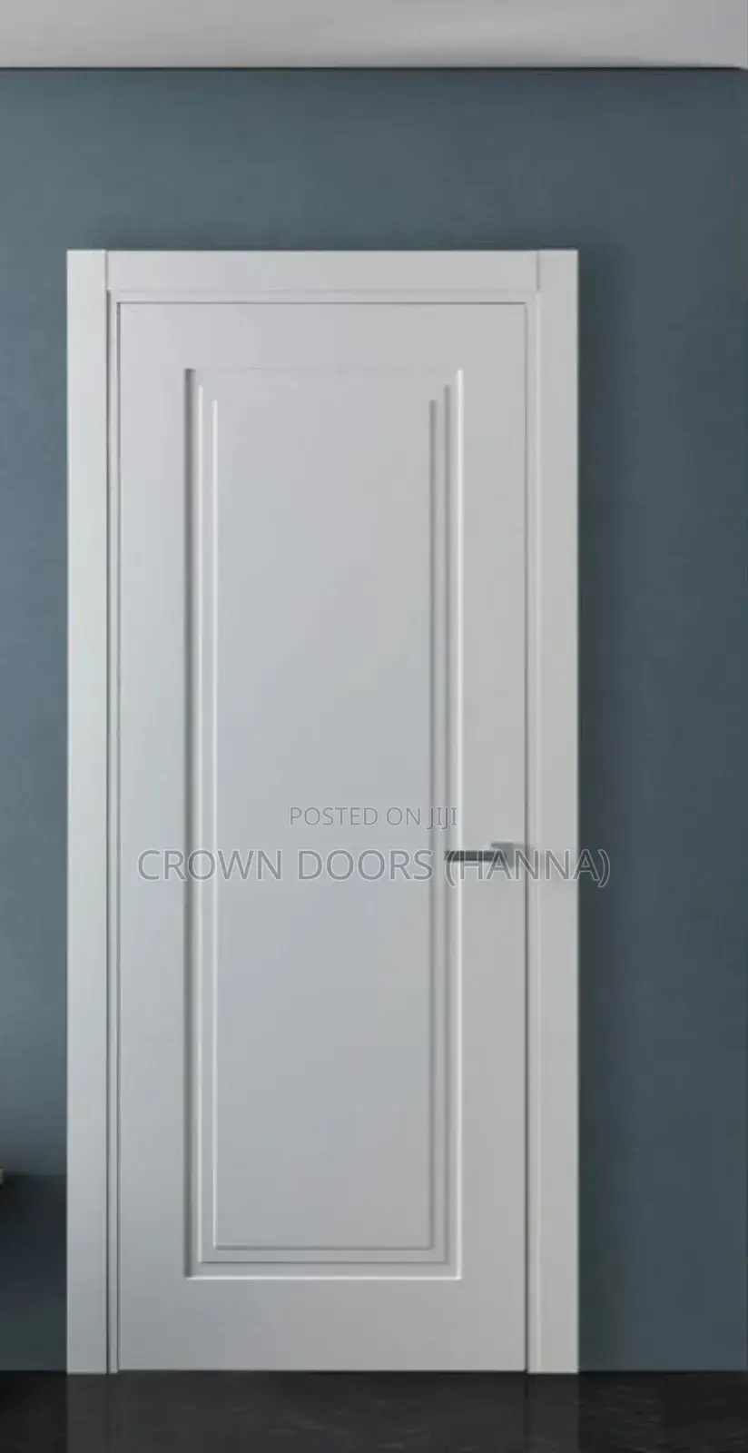 Crown Door Made of Natural Stone, Wooden Fiber