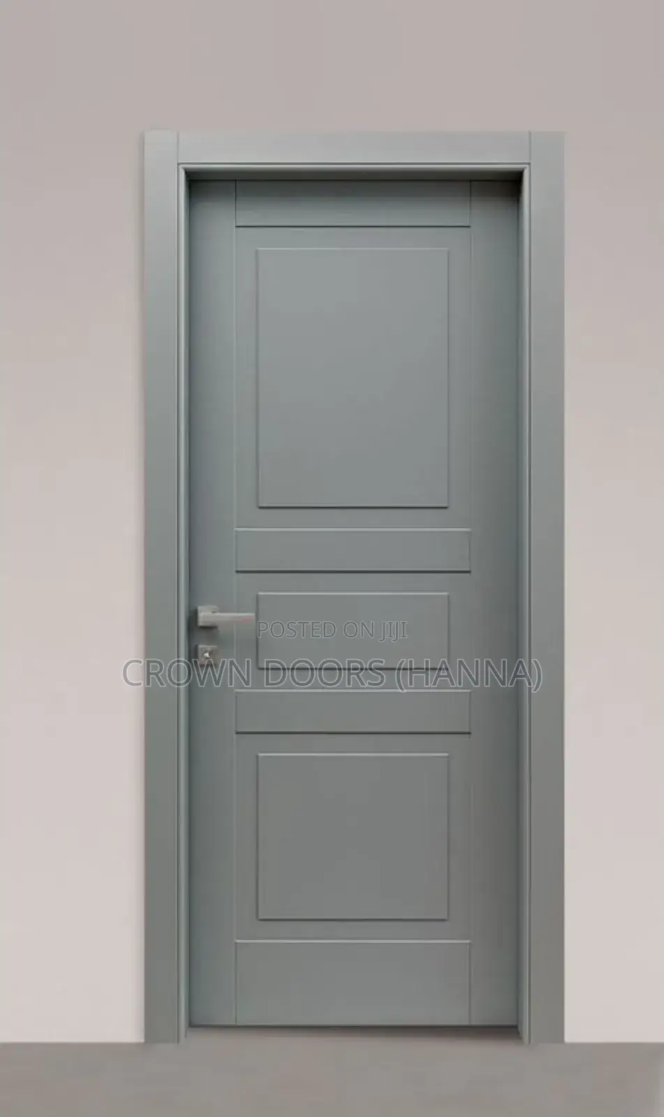 Crown Door Made of Natural Stone, Wooden Fiber