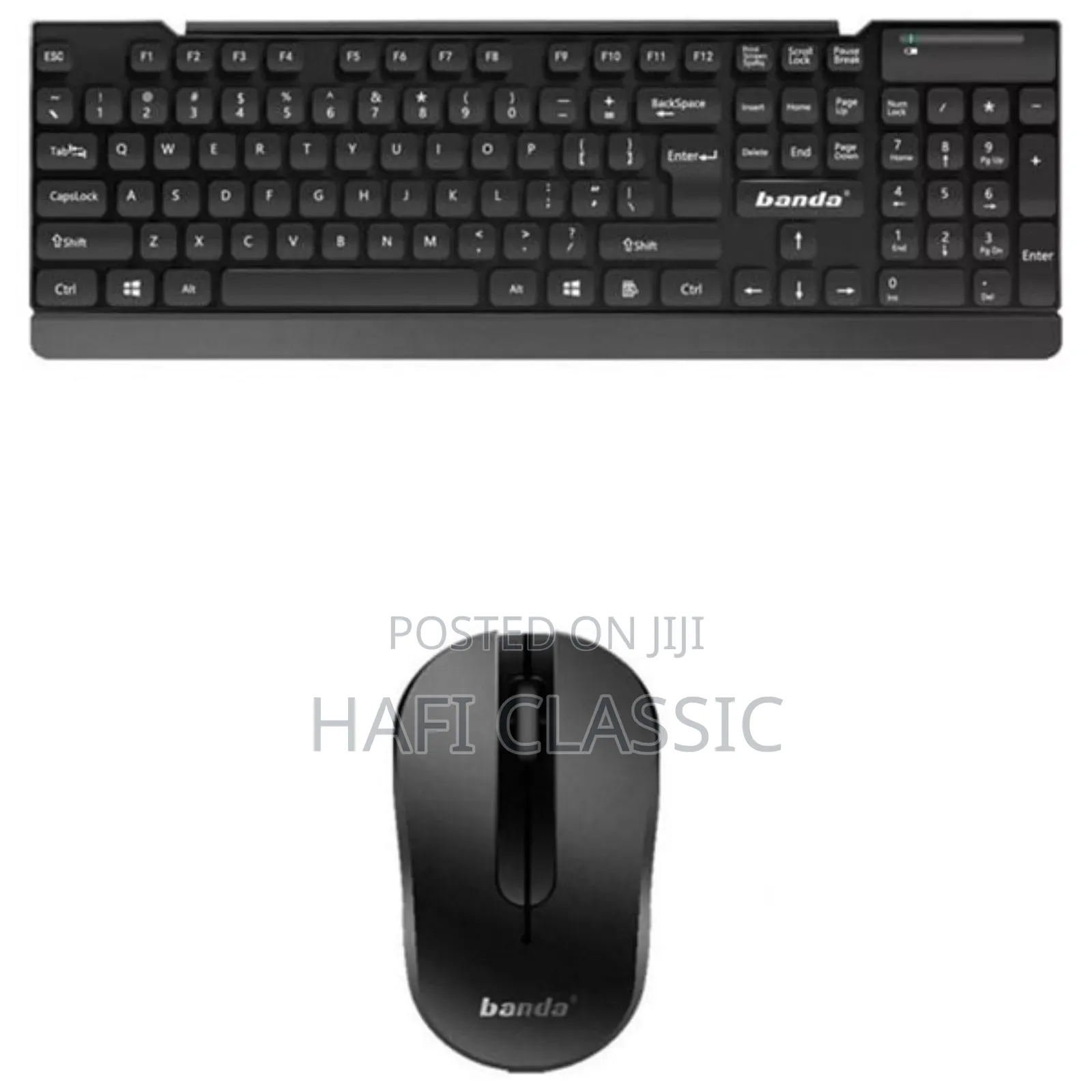 Banda Wireless Keyboard Mouse