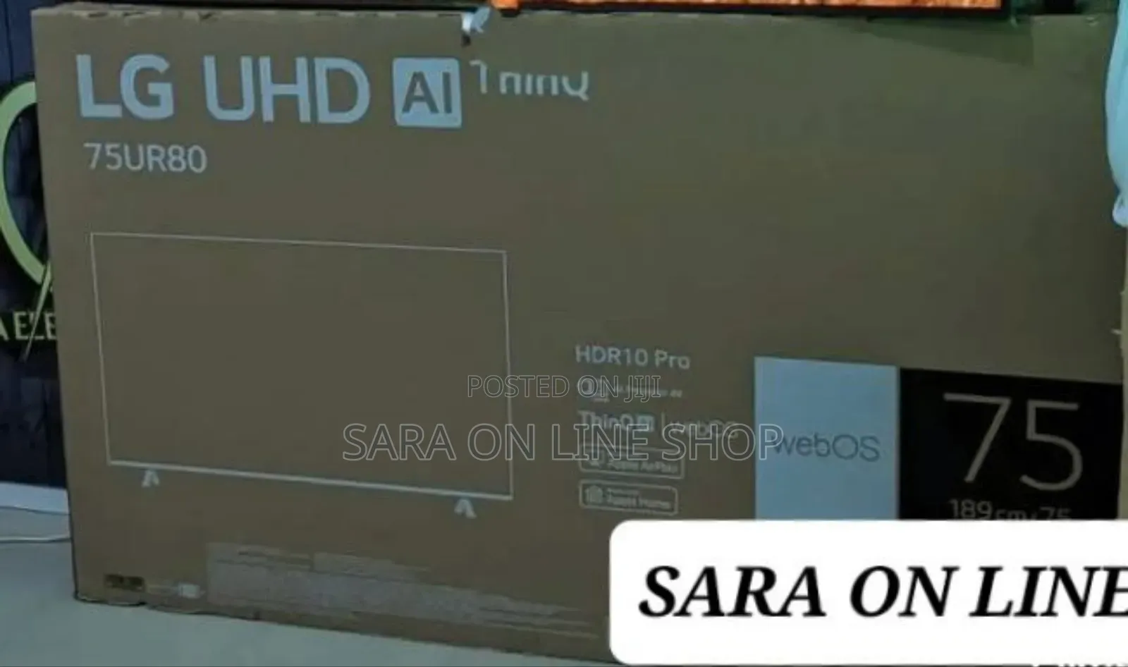 Lg 75" Nano Cell HDR Tv New Model Free Delivery