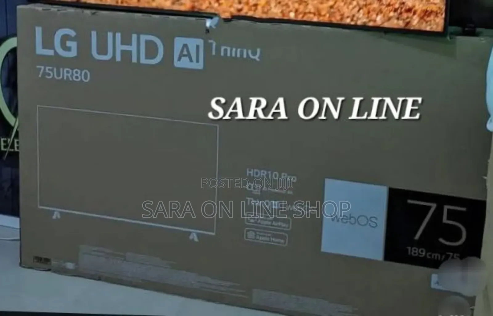 Lg 75" Nano Cell HDR Tv New Model Free Delivery