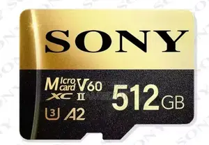 Photo - Sony Micro Sd Card 256 Gb and 512 Gb