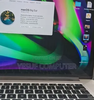 New Laptop Apple MacBook Pro 2015 16GB Intel Core I7 SSD 256GB