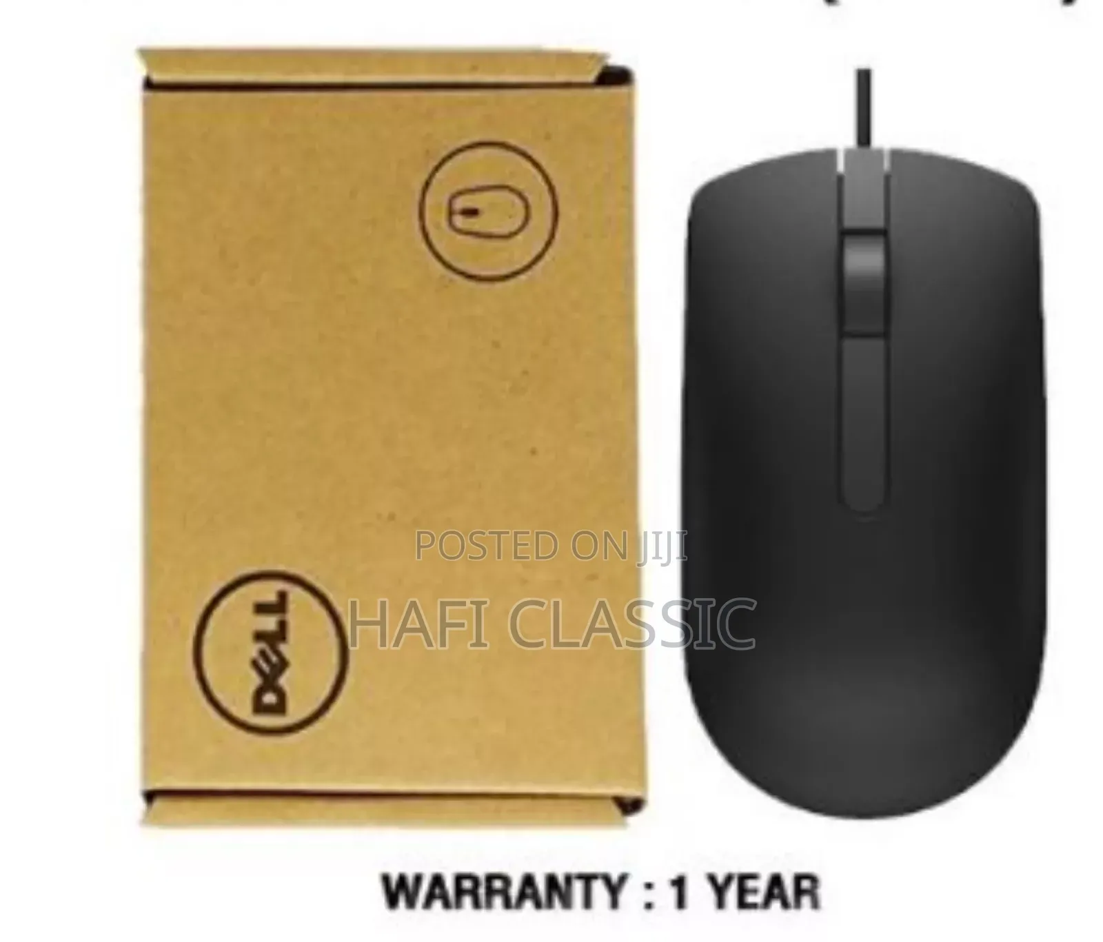 Dell Mouse Optical Black Usb