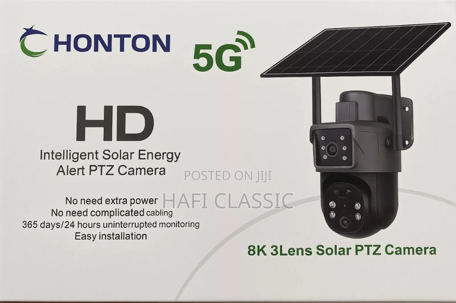 Honton 5g Solar Security Camera