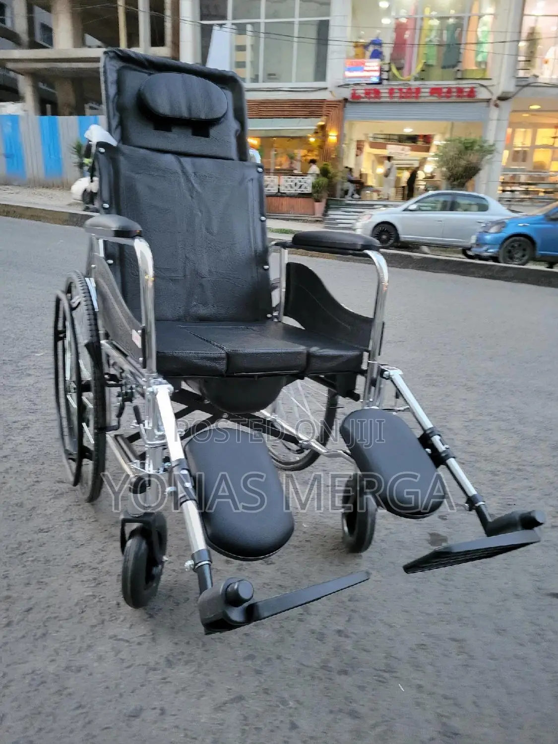 Toilet Wheelchair鵝窑bath Wheelchair躲品Waterproof and Breathable Leather